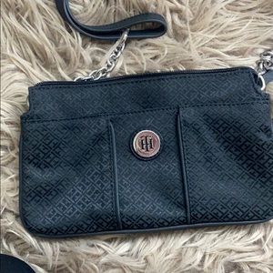 Original Tommy Hilfiger black crossbody bag,